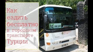 Как ездить бесплатно в городском транспорте Турции