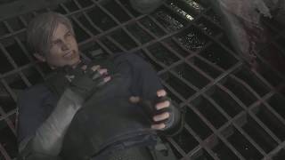 Первый босс. Выход на парковку - Resident Evil 2 REMAKE (Hardcore mode) #3