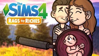 Having a Baby | Sims 4 Rags to Riches Ep.14 "The Sims 4 Lets Play"