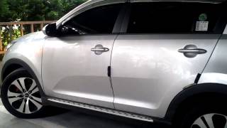 kia sportage киа спортейдж) 3 tuning подсветка дверных ручек led