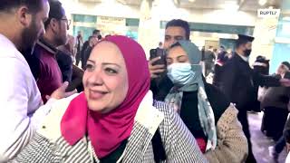 Egypt: 181 students returning from Ukraine arrive at Cairo Airport