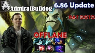 AdmiralBulldog - Nature Prophet Offlane Pro Gameplay | RAT DOTO | Dota 2 MMR
