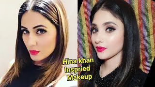 Heena khan inspired Makeup || shystyles