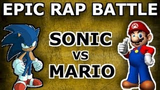 SONIC VS MARIO - LYRICS - EPIC RAP BATTLE