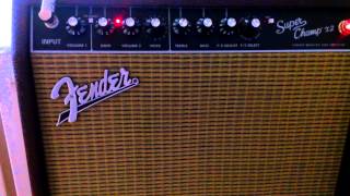 Fender Super Champ X2 Cabernet Blues