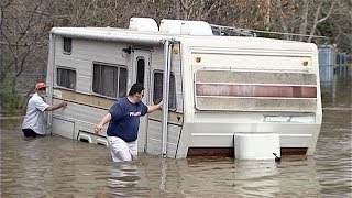 Floodwaters rise in New Brunswick