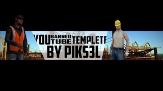 [SAMP] YouTube Banner Templete [ГАРВИС] |Dowload|