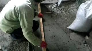 Как сделать стяжку пола своими руками из подручных средств
