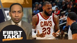 Stephen A. Smith on LeBron James complaining about refs: It's not legitimate | First Take | ESPN