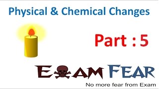 Chemistry Physical & Chemical Changes Part 5 (Burning of wood) Class 7 VII