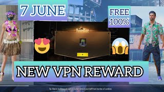#PUBGMOBILE#VPNTRICK | Pubg Mobile 7th JUNE  New VPN Trick | Free Outfits | ?