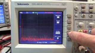 #202: Basics of using FFT on a Tektronix TDS2000 oscilloscope