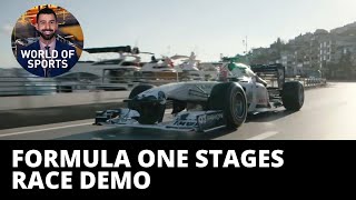 WATCH: Formula One stages epic race demo