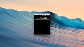 Hello WatchKit 1: Apple Watch Simulator
