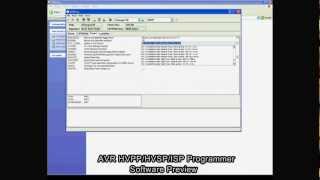 AVR HVPP/HVSP/ISP Programmer - Software Preview