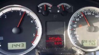 VW Bora Variant 1.9 TDI Acceleration