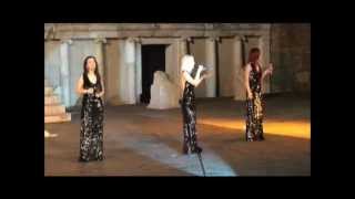 Trio Soprano Music - Brindisi, Traviata Ancient theatre