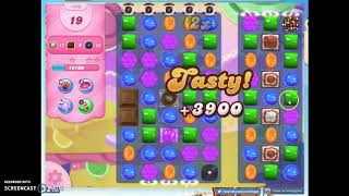 Candy Crush Level 1490 Audio Talkthrough, 3 Stars 0 Boosters