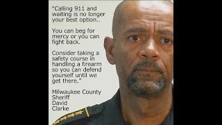 Ex-Sheriff David Clarke is telling GAY JOKES