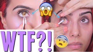 CONTACT LENS TWEEZERS AND APPLICATOR?! Quick Natural GRWM