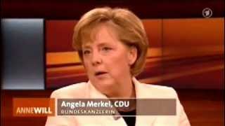 Angela Merkel bei Anne Will (Wahlkampf 2009)