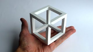 Иллюзия гиперкуб на 3D принтере Paradox Illusions #3dprinting #Shorts
