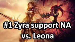 [Zyra vs. Jhin Leona] Destroying Leona in a hard matchup