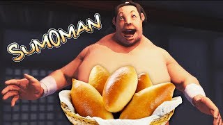 ТОЛСТЯК ДОБРАЛСЯ до БАБУЛИ! Симулятор УГАРНОГО ТОЛСТЯКА / Sumoman