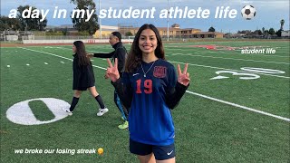 A DAY IN MY STUDENT ATHLETE LIFE !