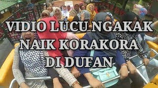 Ekspresi dzikir saat naik kora kora  di dufan lucu ngakak