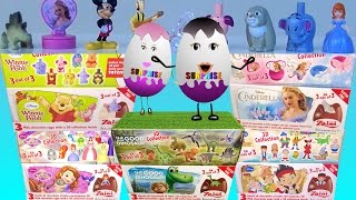 ZAINI DISNEY SURPRISE EGGS: Cinderella|Sofia|Winnie the Pooh|Mickey Mouse|The Good Dinosaur