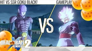 (2K) Dragon Ball Xenoverse 2 -  Hit vs Super Saiyan Rose Goku Black! (Gameplay)