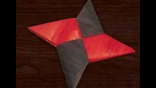 How To Make a Paper Ninja Star Easy-Fast