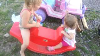 Girls having fun