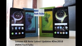 Latest Update For Lenovo K8 Note #Dec2018