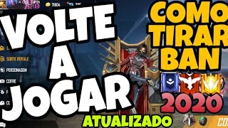 COMO DESBANIR SUA CONTA  Método 100% VOLTE A JOGAR FREE FIRE