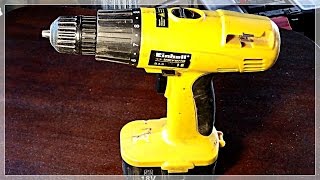 █ Шуруповерт Einhell пошагово редуктор и почему дымит электродвигатель.