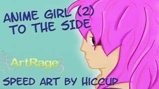Anime Girl 2 (To the side) - Speed Art by Hiccup
