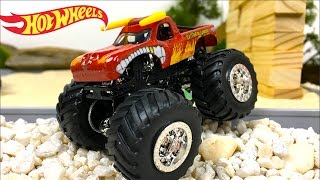 SUPER SALTOS ACROBATICOS - COMPETICION CON MONSTER JAM HOT WHEELS GRAVE DIGGER ZOMBIE MAX D Y MAS