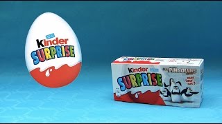 French Kinder Surprise Eggs Penguins Les Pingouins Chocolate Toys