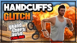 GTA 5 Online: HANDCUFFS + "Prisoner Outfit" Glitch - After Patch 1.33 (GTA 5 How To Get Handcuffs)
