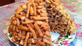 Хрустящий Чак-Чак / Чак-Чак Рецепт/ Татарское Блюдо / Простой Рецепт (Очень Вкусно)