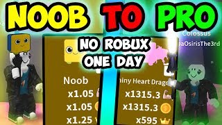NOOB to PRO in 1 DAY!! *NO ROBUX*!! | - Roblox Saber Simulator
