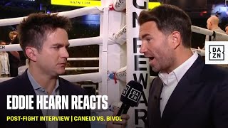 Eddie Hearn reacts to Dmitry Bivol's win over Canelo Alvarez