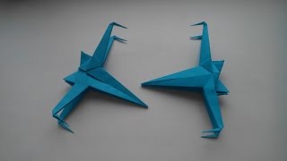 Истребитель из бумаги (X-Wing Origami)