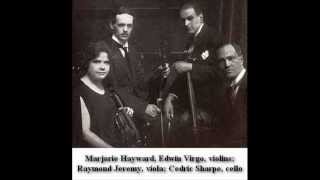 Ravel: Introduction & Allegro - Virtuoso String Quartet, Cockerell, Murchie, Draper, 1929
