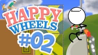 Let's Mainstream "Happy Wheels" #02 [Deutsch] Das bedeutet er ist tot, oder Asiate...