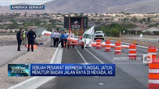 Sebuah Pesawat Bermesin Tunggal Jatuh Di Nevada