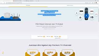 Ayo kita bikin halaman landing page website agen pendaftaran pemasangan / berlangganan First Media