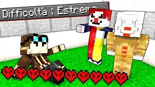 IL MONDO DEI CLOWN SU MINECRAFT A DIFFICOLTÀ ESTREMA!!!